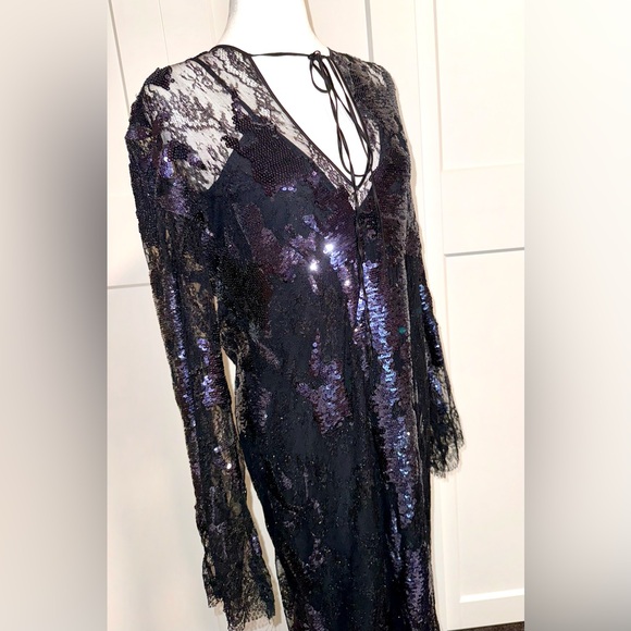 Silvia Tcherassi Andria Sequined Lace Gown - Picture 5 of 7